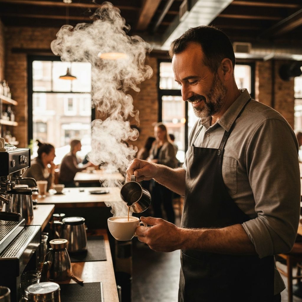 Artisan coffee brewing