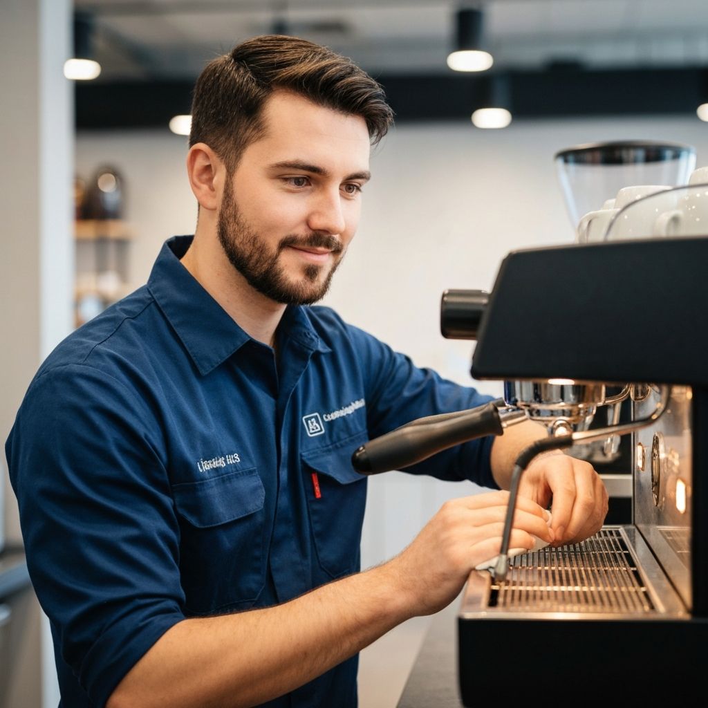 Service technician providing ongoing support